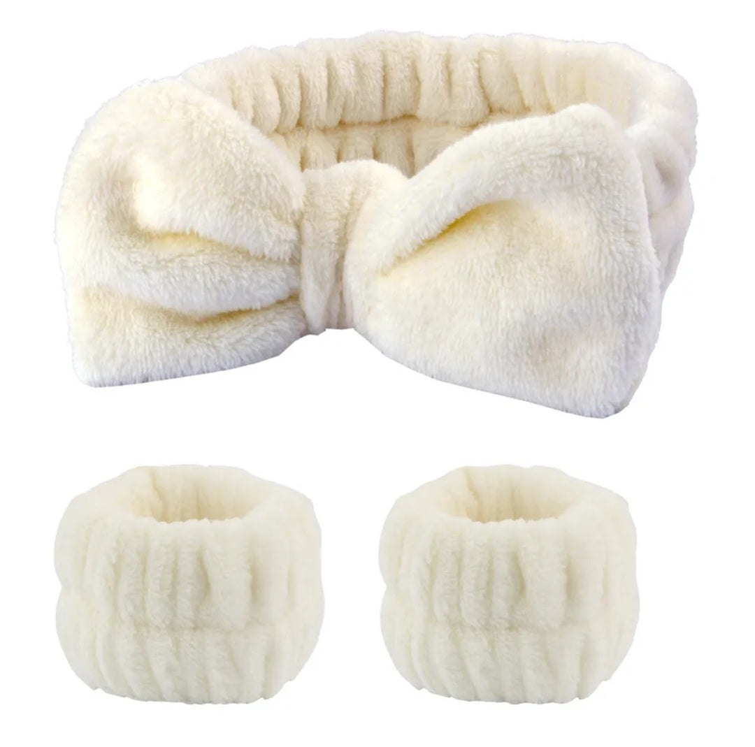 Fur Headband W/ Arm Cuff