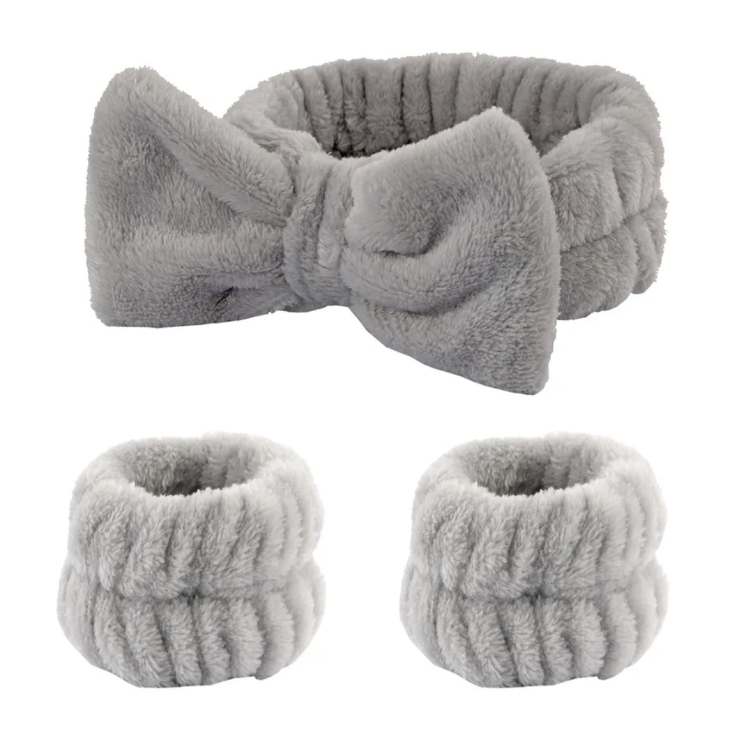 Fur Headband W/ Arm Cuff