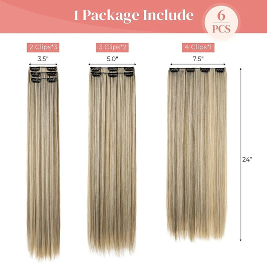 Straight Clip-In Extension