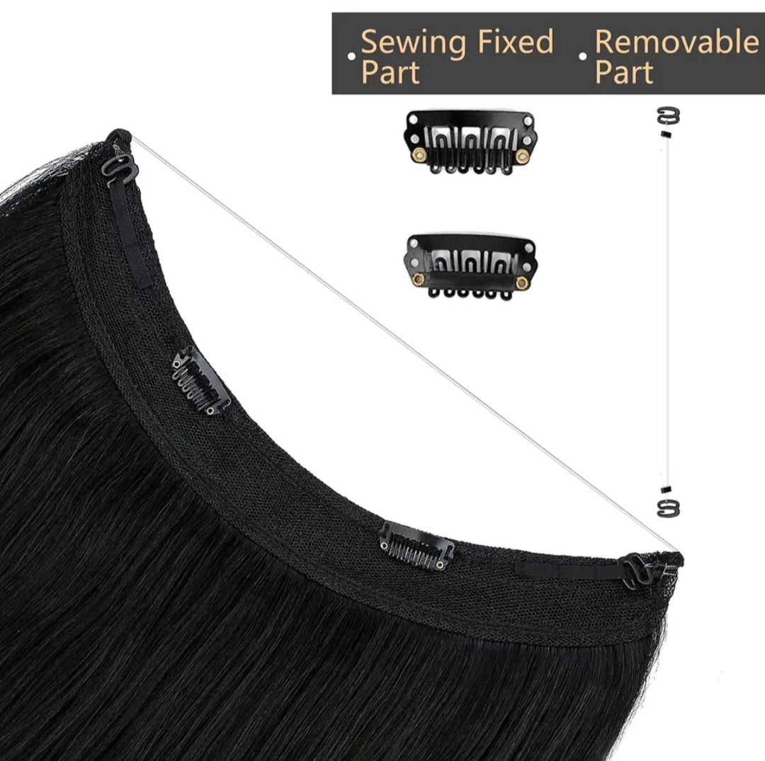 Curly Halo Extension