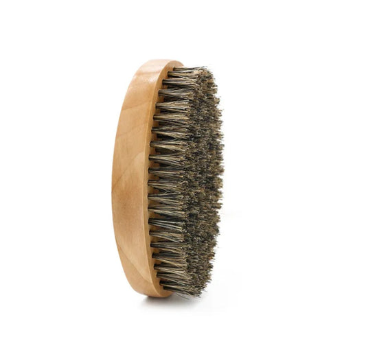 Wooden Beard Bristle Brush