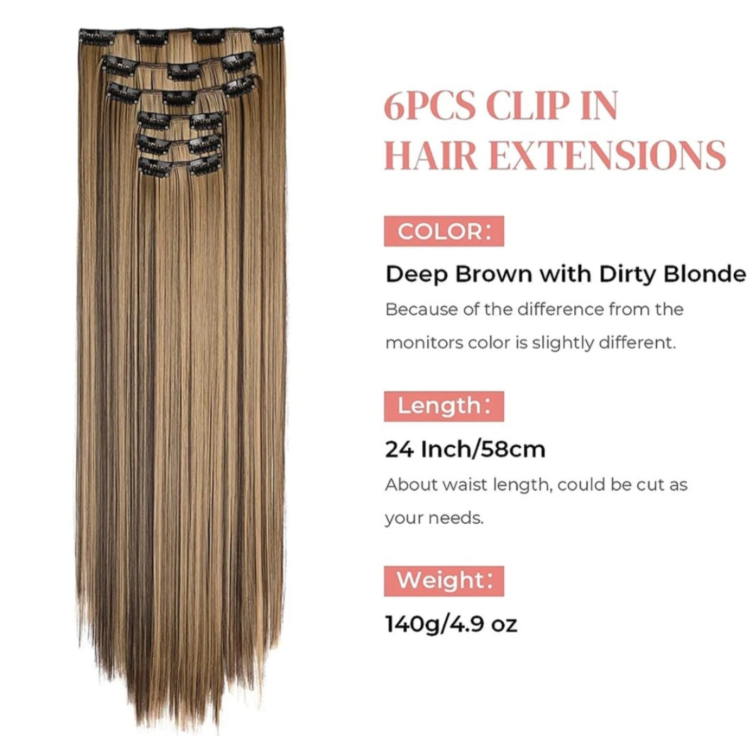 Straight Clip-In Extension