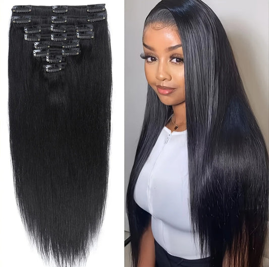 Straight Clip-In Extension